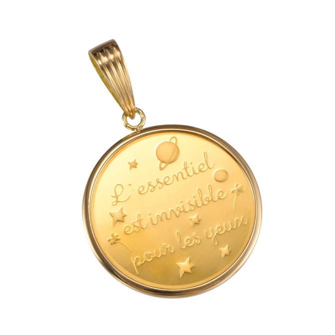 K24 星の王子さま コインペンダント ロイヤルミント