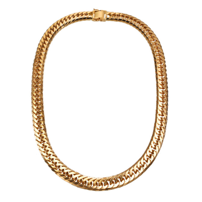 K18 喜平ネックレス 8面トリプル フラットカット 300g 60cm