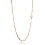 K18 ペーパークリップ ネックレス 2.7mm幅