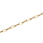 K18 ペーパークリップ ネックレス 2.7mm幅