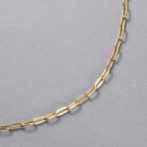 K18 ペーパークリップ ネックレス 2.7mm幅