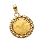 K24 ウルフ コインペンダント