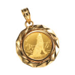 K24 ウルフ コインペンダント