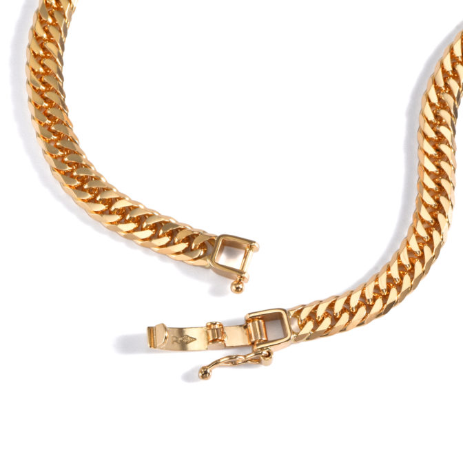 K18 喜平ブレスレット 6面カット ダブル 10g 18cm