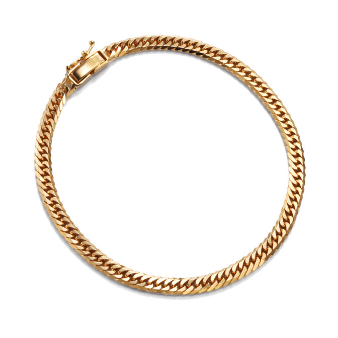 K18 18金 喜平ブレスレット 6面ダブル 10g 20cm 4.1mm幅 中折れ