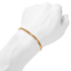 K18 喜平ブレスレット 6面カット ダブル 10g 20cm