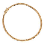 K18 喜平アンクレット 6面カット ダブル 10g 24cm