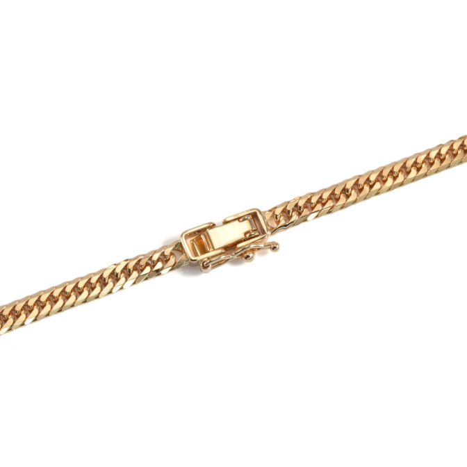 K18 喜平アンクレット 6面カット ダブル 10g 24cm