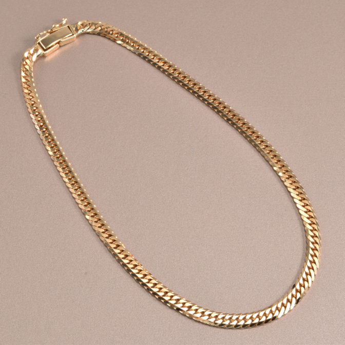 K18 喜平アンクレット 6面カット ダブル 10g 24cm