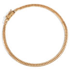 K18 喜平ブレスレット 6面カット ダブル 5g 18cm