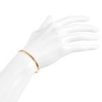 K18 喜平ブレスレット 6面カット ダブル 5g 18cm