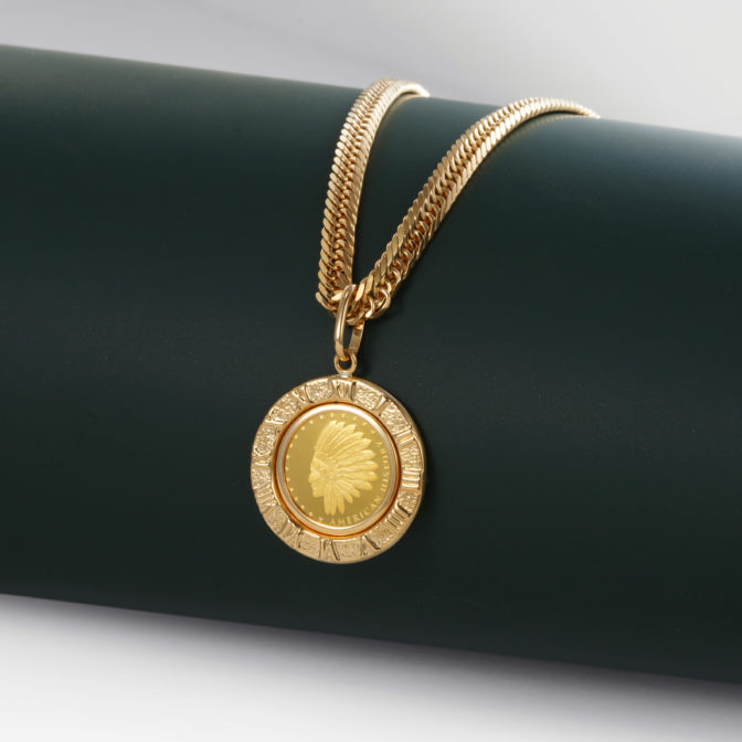 K24 インディアン コインペンダント