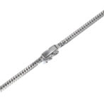 Pt850 喜平ネックレス 6面カット ダブル20g 50cm