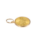 K24 メイプルリーフ コインペンダント シンプルバチカン