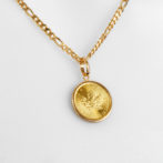 K24 メイプルリーフ コインペンダント シンプルバチカン