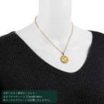 K24 メイプルリーフ コインペンダント デザインフレーム