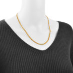 K24 純金 喜平ネックレス 6面ダブル 20g 50cm 引輪