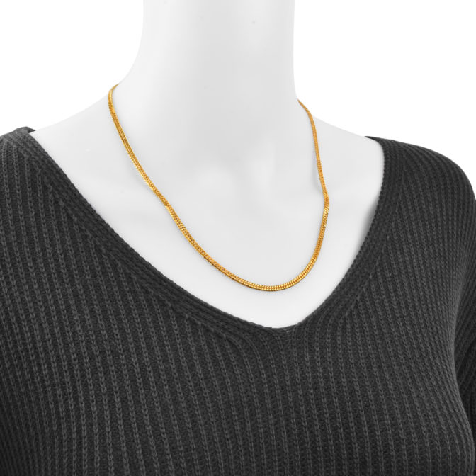 K24 純金 喜平ネックレス 6面ダブル 20g 50cm 引輪