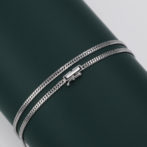 Pt850 プラチナ850 喜平ネックレス 6面ダブル 11g 50cm