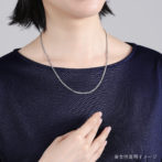 Pt850 プラチナ850 喜平ネックレス 6面ダブル 11g 50cm