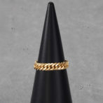 K18 18金 喜平リング 6面ダブル 4.5mm幅 ソフトタイプ