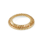 K18 18金 喜平リング 6面ダブル 4.5mm幅 ソフトタイプ