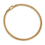 K18 18金 喜平アンクレット 14面トリプル Mカット 12g 24cm