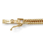 K18 18金 喜平アンクレット 14面トリプル Mカット 12g 24cm