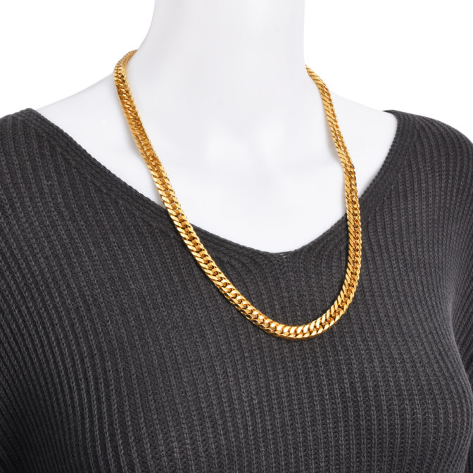 K18 18金 喜平ネックレス 16面ダブル 150g 60cm