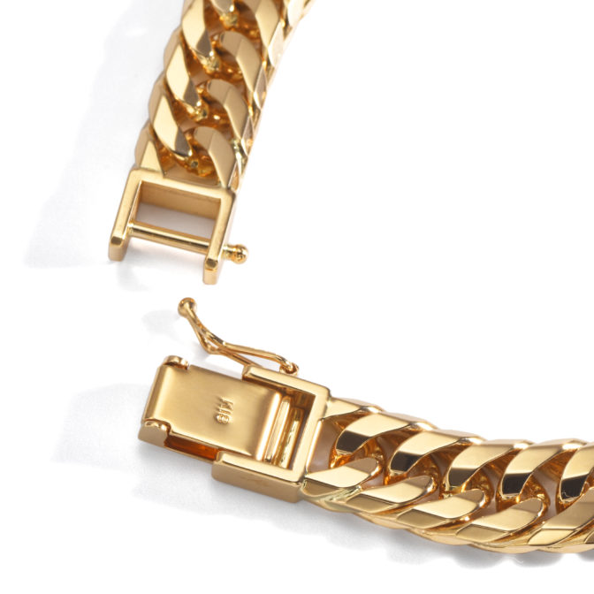 K18 18金 喜平ブレスレット 16面ダブル 66g 20cm