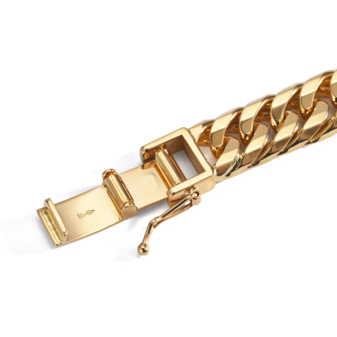 K18 18金 喜平ブレスレット 16面ダブル 66g 20cm