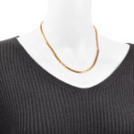 K18 18金 喜平ネックレス 8面トリプル Vカット 27g 45cm