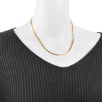 K18 18金 喜平ネックレス 8面トリプル Vカット 18g 45cm