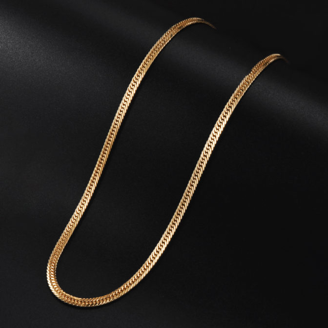 K18 18金 喜平ネックレス 8面トリプル Vカット 18g 45cm