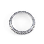 K18WG 18金ホワイトゴールド 喜平リング 12面トリプル 4.3mm幅