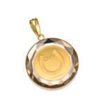 K24 パンプ ホースコイン ペンダント 1/25オンス