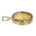 K24 パンプ ホースコイン ペンダント 1/25オンス