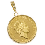 K24 純金 コインペンダント ブリタニア 1oz