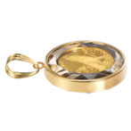 K24 ウルフコイン ペンダント 1/25オンス