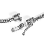 Pt850 プラチナ850 喜平ネックレス 6面ダブル 11g 60cm