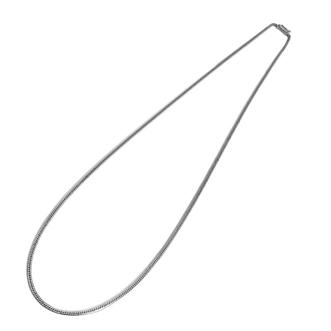 Pt850 プラチナ850 喜平ネックレス 6面ダブル 11g 60cm