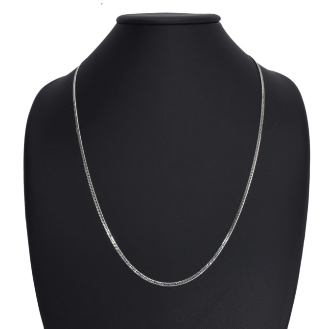 Pt850 プラチナ850 喜平ネックレス 6面ダブル 11g 60cm