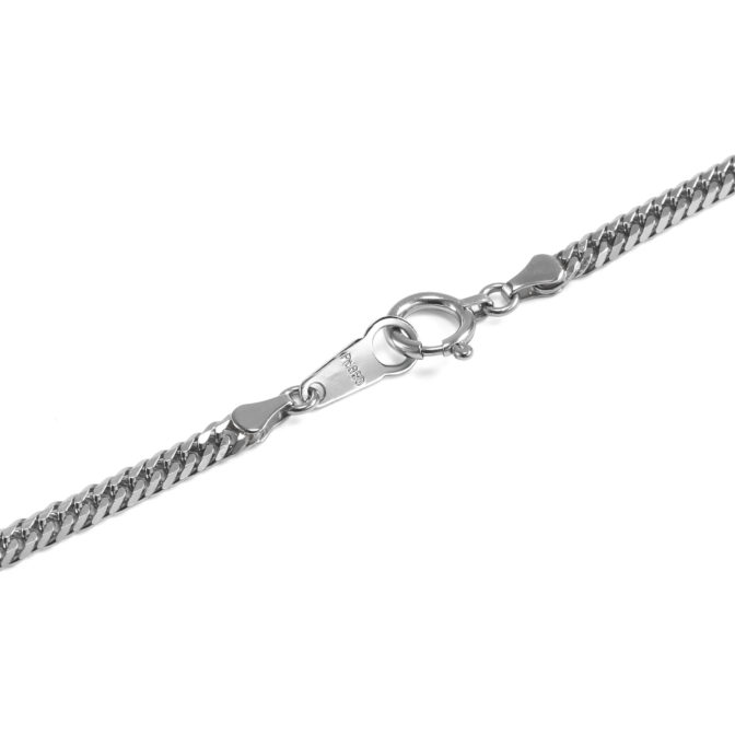 Pt850 プラチナ850 喜平ネックレス 6面ダブル 11g 60cm 引輪