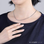 Pt850 プラチナ850 喜平ネックレス 6面ダブル 11g 45cm 引輪