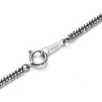 Pt850 プラチナ850 喜平ネックレス 6面ダブル 11g 45cm 引輪