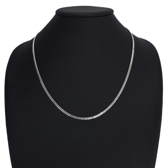 Pt850 プラチナ850 喜平ネックレス 6面ダブル 11g 50cm 引輪