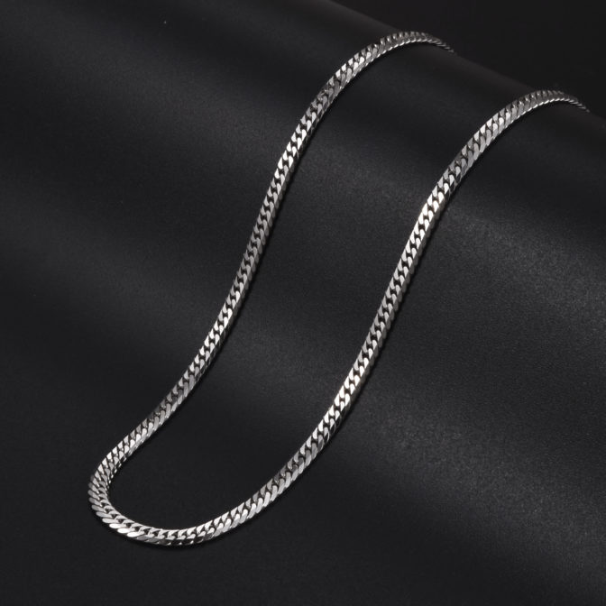 Pt850 プラチナ850 喜平ネックレス 6面ダブル 20g 40cm