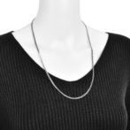 Pt850 プラチナ850 喜平ネックレス 6面ダブル 20g 60cm