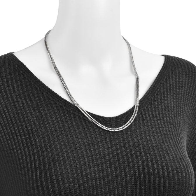 Pt999 純プラチナ 喜平ネックレス 12面トリプル 50g 50cm