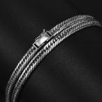 Pt999 純プラチナ 喜平ネックレス 12面トリプル 50g 50cm